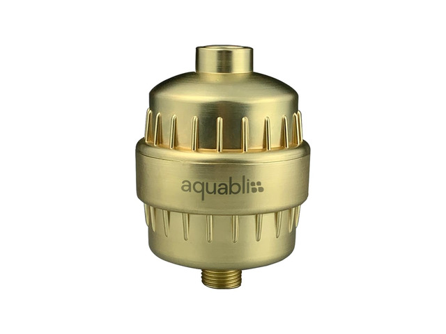 SF100 Daily Revitalize Shower Filter - Matte Gold Reduces chlorine, sediment & heavy metals. Vitamin C infusion designed for sensitive,...