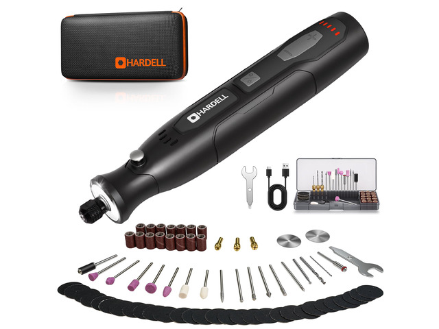 Mini Cordless Rotary Tool for 3D Printer Sanding with 360 LED Light 5 Speed 5000-18000RPM, 2000mAh 70pcs Kit, Power Rotary Tools for Sanding...