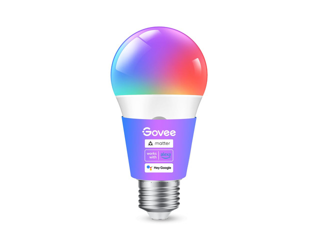 Smart Light Bulbs, A19 Color Changing Light Bulb, 800 LM, E26 Base Works with Matter, Alexa and Google Assistant, 16 Million Colors RGBWW, WiFi &...