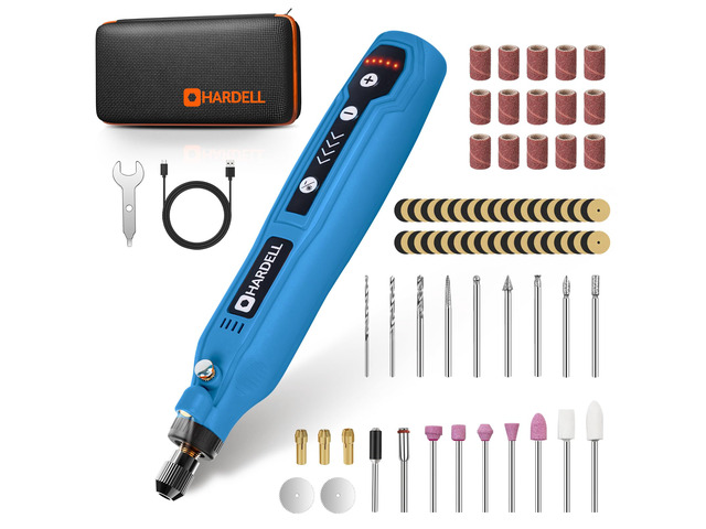 Cordless Rotary Tool Kit Mini Rotary Tool with 69 Accessories USB-C Rechargeable 5 Variable Speeds 5000-18000RPM for Engraving Sanding Polishing...