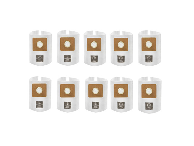 10 Pack for Shop Vac Bags 2-2.5 Gallon Type B 90668 9066800 9066833 Drying Using 1-1/2' Port Mini vac Bags for 2-2.5 Gal Vacuum