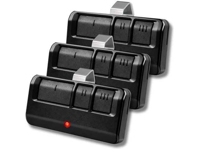 3X 893LM 893Max 891LM for LiftMaster Chamberlain Craftsman 3-button universal door opener remote replacement 371LM 373LM 971LM 973LM, extra-long...