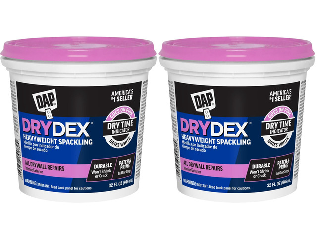 1 qt 12330 DryDex Interior/Exterior Spackling- Pack of 2