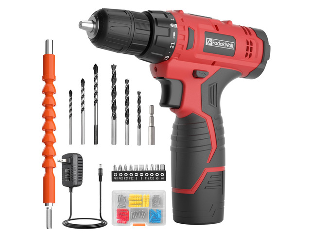 Cordless Drill Set, 20V Electric Power Drill with Battery And Charger