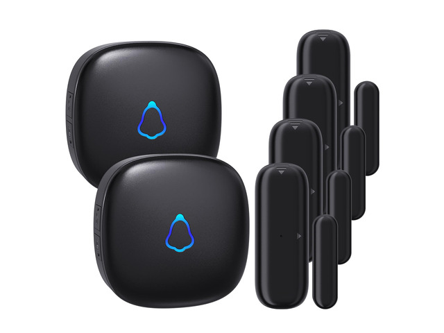 Door Chime, Wireless Door Open Contact Sensor Alarm with 500 FT Range, 58 Chimes and 5 Volume Levels for Business/Store/Home/Office When Entering,...