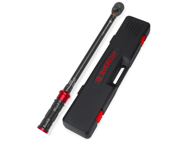 Torque Wrench 1/2-Inch Drive, 40-320Ft. Lb, for Motorcycle & Auto 4.2-433.6Nm, 72-T Dual-Direction, ±3% Accuracy, Click Alert, for Car Lug Nuts,...