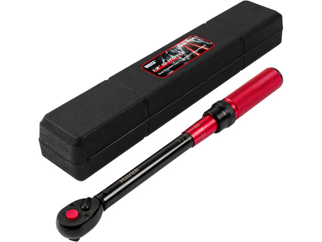 torque wrench 1/2, 10-170ft. lb/13.6-230Nm, ±3% HIGH PRECISION 1/2 Inch Drive Click Torque Wrench, Dual-direction Torque Wrenches 72-tooth with Dual...