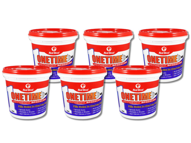 0544 ONETIME Lightweight Spackling, 1 Quart, Made in USA