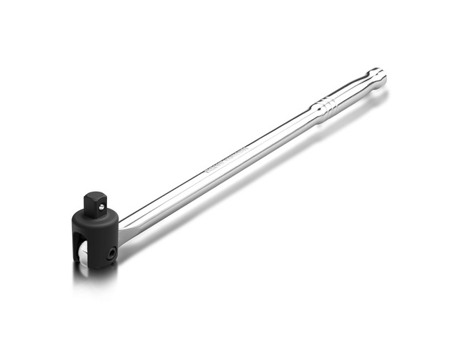 00206A 1/2' Breaker Bar, 1/2-Inch Drive 24-Inch Breaker Bar, Flex Head Chrome-Moly Cr-Mo, Lug Nut Wrench, Tire Bar, Cheater Bar
