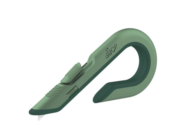 Box Cutter, Heavy Duty Utility Knife, Safe Ceramic Blade Lasting 11x Longer than Metal, Sage, 1 Pack