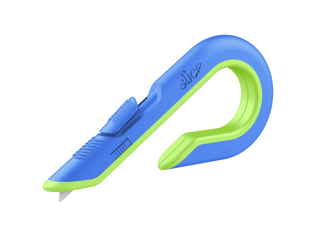 Box Cutter, Heavy Duty Utility Knife, Safe Ceramic Blade Lasting 11x Longer than Metal, Blue, 1 Pack