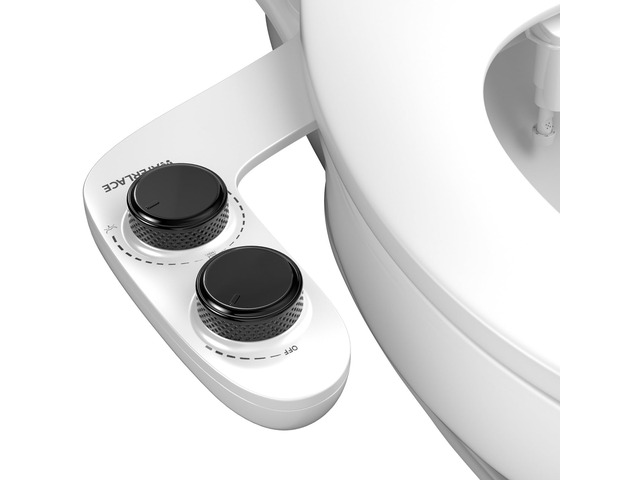 Bidet Attachment for Toilet Seat Water Pressure - Non Electric Bidets Self Cleaning Sprayer - Dual Nozzle Bidet Attachments Toilets Spray -...