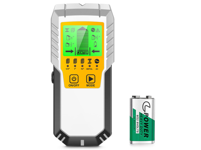 Stud Finder Wall Scanner Detector - 5 in 1 Electronic Wall Wood Metal Stud Locator Edge Center Sensor Beam for Live AC Wire Pipe Metal Lumber Joist...