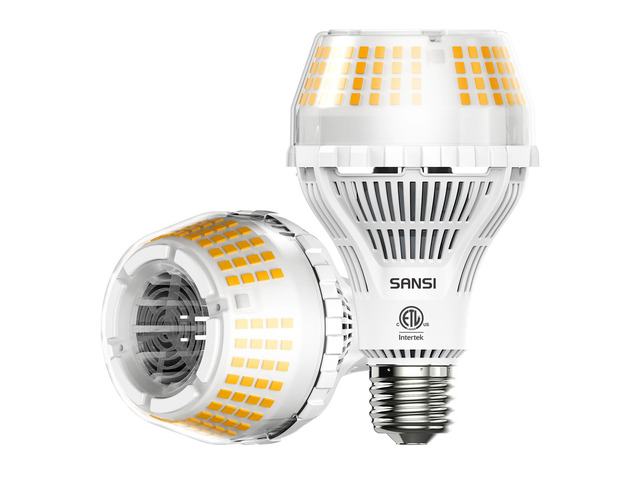 200W Equivalent Bright Light Bulbs 2-Pack, 3000 Lumens Non-Dimmable A21 E26 22W, 3000K Soft Warm LED Light Bulbs, ETL Listed, 22-Year, Energy...