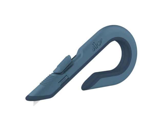 Box Cutter, Heavy Duty Utility Knife, Safe Ceramic Blade Lasting 11x Longer than Metal, Slate, 1 Pack