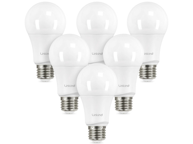 A19 LED Light Bulbs Dimmable, 75W Equivalent, E26 Base, 5000K Daylight, 13W 1150 Lumens 120V, UL Listed FCC Certified, LED Lights for Bedroom...