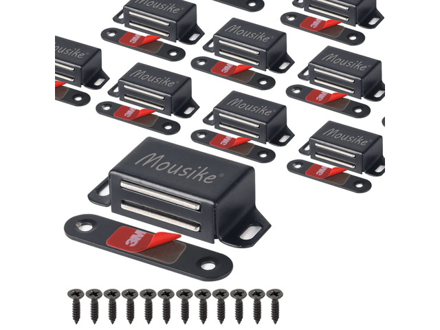 Cabinet Magnets 30lb Strong Catch for Kitchen Cupboard Door 8Pack Strong 30lb magnetic hold keeps cabinet,cupboard,wardrobe,closet,and drawer doors...