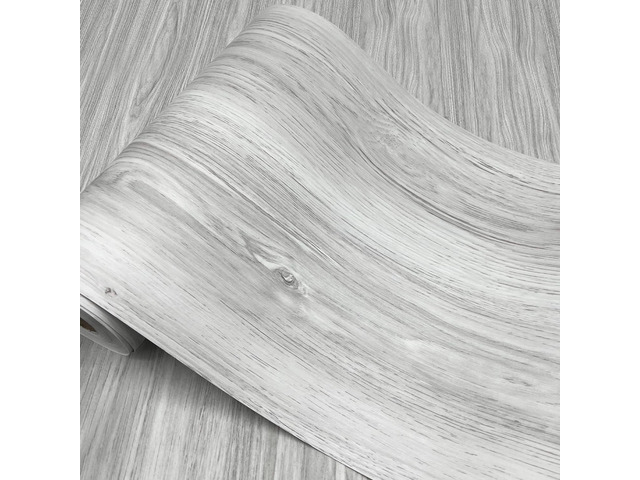 Wood Grain Peel and Stick Floor Tiles, 11.8' W Ã— 394' L, Light Color Cover 32.29 Sq. ft, Soft woodlook finish, Easy to cut, Nonslip texture, Helps...