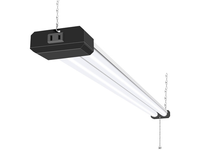 4FT Linkable LED Shop Light for Garage,6500LM,5000K Daylight 60W Utility Light Fixture for Garages,Workshops,Basements,LED Workbench Light with...