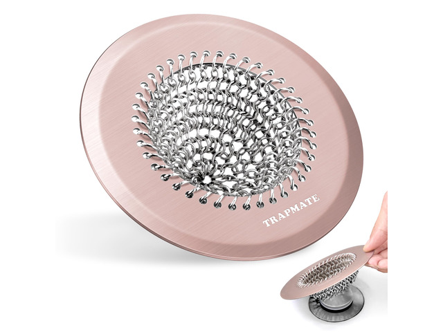 Shower Drain Hair Catcher, Fast Drainage Bathtub Drain Hair Catcher, Easy Clean Hair Catcher Shower Drain, Upgraded 304 Stainless Steel Shower...