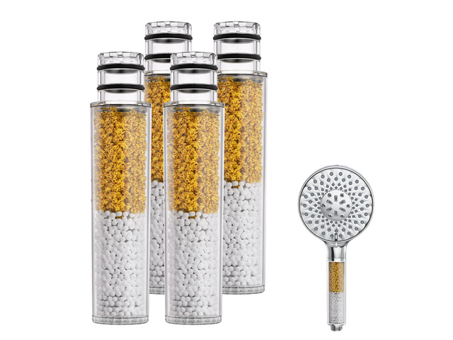 Shower Filter for Handheld Shower Head, NSF Certified 4 Pack Replacement Filters for Hard Water Remove Chlorine and Harmful Substances Only Fits...