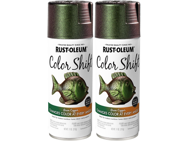 372478 Specialty Color Shift Spray Paint, 11 oz, Green Copper (Pack of 2)