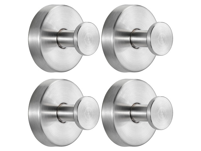 Suction Cup Hooks for Shower No-Drill Bathroom Hooks for Towels, Robes, Loofah Mountable on Bathroom Walls, Kitchen, Glass, Mirrors, Tile and...