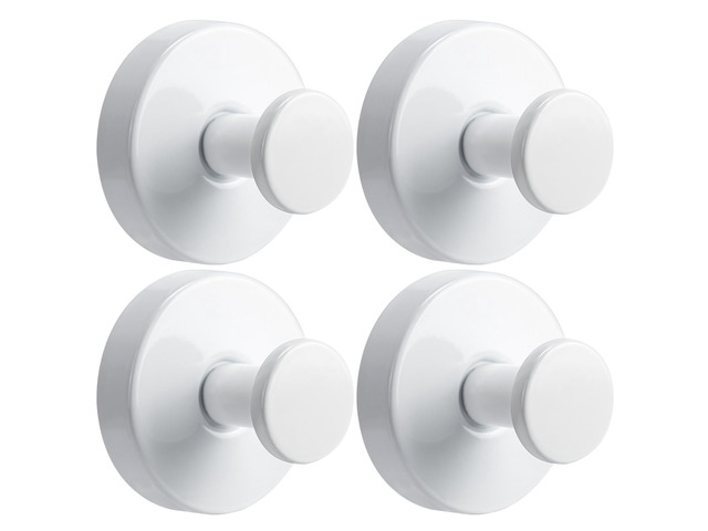 Suction Cup Hooks for Shower No-Drill Bathroom Hooks for Towels, Robes, Loofah Mountable on Bathroom Walls, Kitchen, Glass, Mirrors, Tile and...