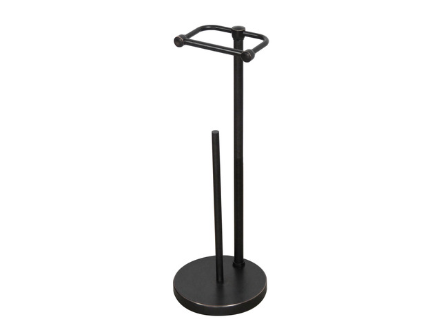 Toilet Paper Holder Stand, Post Pivoting Design Free Standing Toilet Paper Holder with Storage for 4 Rolls, 304 Stainless Steel Tissue Holder with...