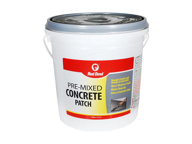 0641 Concrete Repair Patch, Cement Crack Filler, Pre-Mixed, 1 Gallon, Pack of 1, Gray, Made in USA