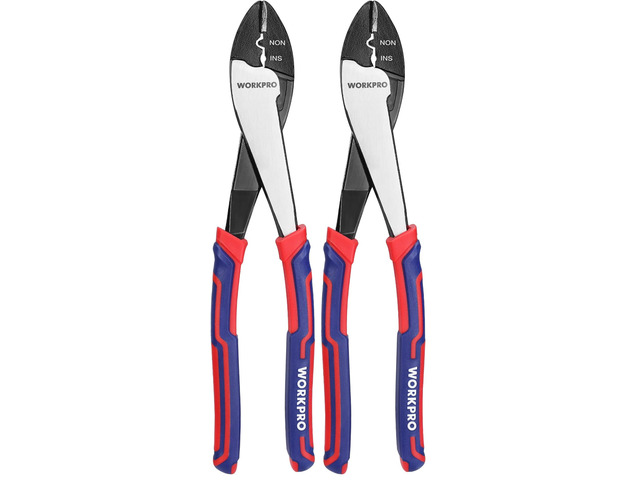 9.5' Wire Cutter/Crimper, Wire Crimping/Cutting Tool for 10-22 AWG Terminals and Connectors, Designed for Insulated and Non-Insulated Connections...