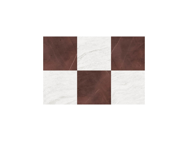 x Chris Loves Julia Bonneville Oxblood Peel and Stick Floor Tiles, FP6333