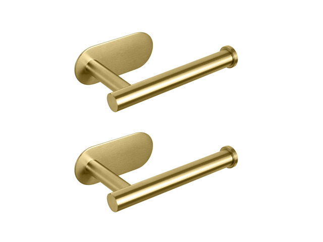 Toilet Paper Holder Self Adhesive, Premium Thicken SUS304 Stainless Steel Rustproof Adhesive Toilet Roll Holder no Drilling for Bathroom, Kitchen,...