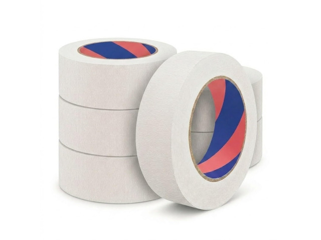 Painters Tape, 1 inch x 55 Yards x 6 Rolls White Painters Masking Tape for Indoor and Outdoor Use, Medium Adhesive Paint Tape for DIY Crafts, Arts,...