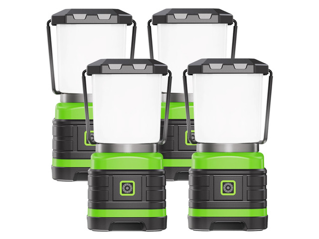 LED Camping Lantern, Portable Lanterns Flashlights, Outdoor Lights Battery-Operated (Battery Not Included), Camping Essential, Emergency,...