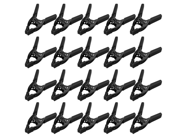 20-Piece 4-inch Spring Clamps for Woodworking/Backdrop Stand/Pool Cover/Tarp Clamps Heavy Duty Clips Spring Clips Metal Clamp Large Heavy Duty Clamps
