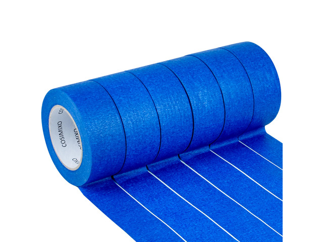 Blue Painters Tape 1.88 in x 60 Yds, 6 Rolls Pack Professional Grade Blue Masking Tape for Painting, Protects Surfaces & Residue-Free Removal,...