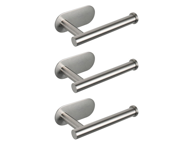 Toilet Paper Holder Self Adhesive, Premium Thicken SUS304 Stainless Steel Rustproof Adhesive Toilet Roll Holder no Drilling for Bathroom, Kitchen,...