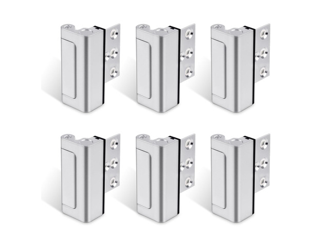 Home Security Door Reinforcement Lock, Childproof Safety Latch 6Pack Top Door Lock Stopper for Toddlers Safety, Prevents Home Unauthorized Entry,...