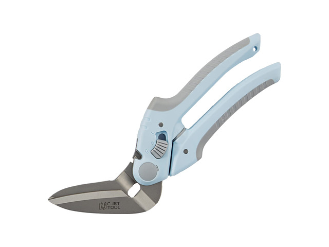 8' Heavy Duty Carpet Cutter, Multipurpose, Professional Soft Grip Stainless Steel (Blue)