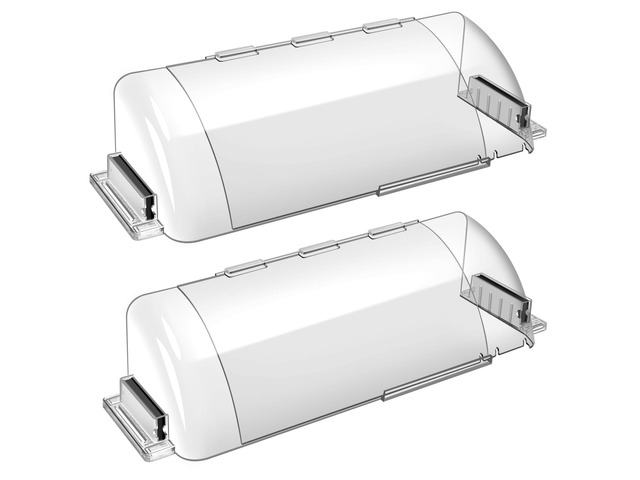 9-15.5 Inch Adjustable Air Vent Deflectors, Magnetic Air & Heat Deflector 2 Pack Clear Magnetic Air & Heat Deflector for Sidewall, Ceiling...