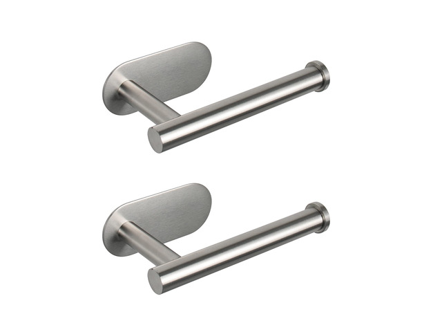 Toilet Paper Holder Self Adhesive, Premium Thicken SUS304 Stainless Steel Rustproof Adhesive Toilet Roll Holder no Drilling for Bathroom, Kitchen,...