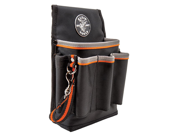 5241 Tool Pouch, Tradesman Pro Tool Pouch with Electrical Tape Thong and Heavy Duty Reinforced Bottoms, 6-Pocket
