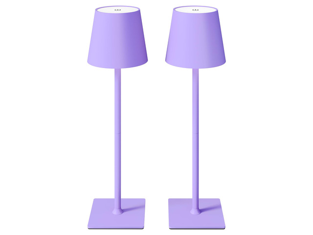 2 Pack Cordless Table Lamps, 3 Colors Stepless Dimming, 5000mAh Rechargeable Battery LED Desk Lamp for Bedroom/Couple Dinner/Desk/Cafe/Dining...