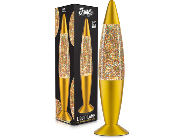 16-Inch Rainbow Glitter Lamp I Beautiful Liquid Lamp I Entertaining for Adults and Kids I Perfect Holiday Gift