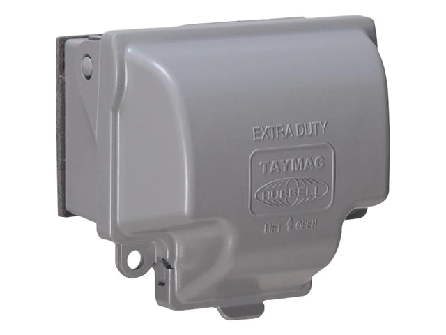 MX3300 RaynGuard Extra Duty Metal Weatherproof in-Use Cover, 1-Gang, Gray