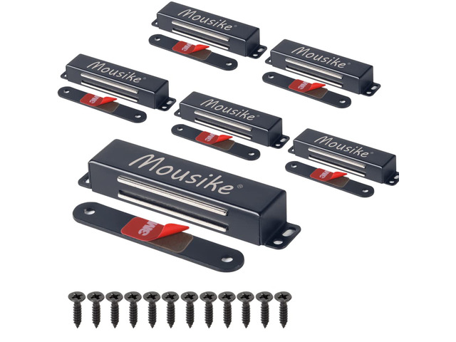 Magnetic Door Catch Heavy Duty 90lb Door Magnets with Strong Magnetic for Kitchen Cupboard Wardrobe Closet Cabinet Door Drawer Latch