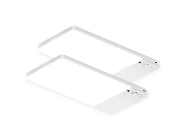 2 Pack Rechargeable Motion Sensor Ceiling Light, Cordless Closet Light Upgraded Closet Lights with 12000mAh Battery, LED Shower Light for...