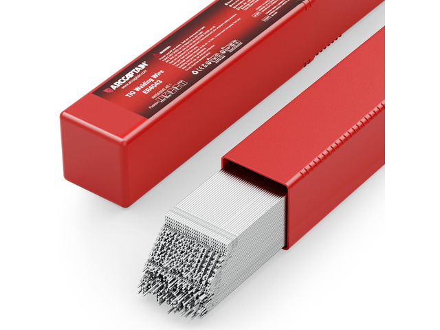 ER4043 Aluminum TIG Welding Rod, 1/16' x 16' 5LB Excellent Fluidity, Low Crack Sensitivity & Smooth Bead Appearance for Precision Aluminum TIG Welding