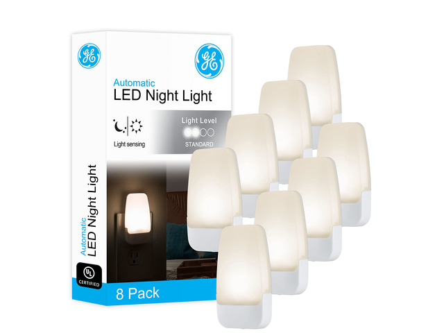 Plug in Night Light with Dusk to Dawn Sensor, 8 Pack Night Lights Plug Into Wall, Warm White 3000K Light for Bedroom, Bathroom, and Nursery, UL...